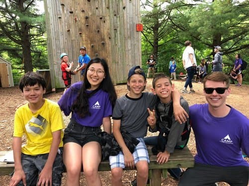 Rock climbing at CAMP